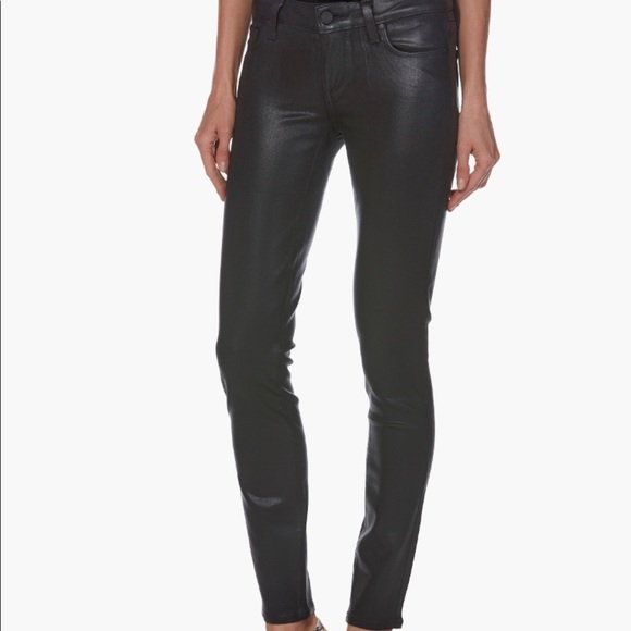 PAIGE Denim - Paige black wax coated jeans